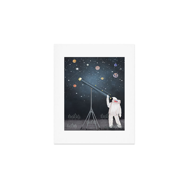 Astronaut Astrology Art Print Gallery Image 1