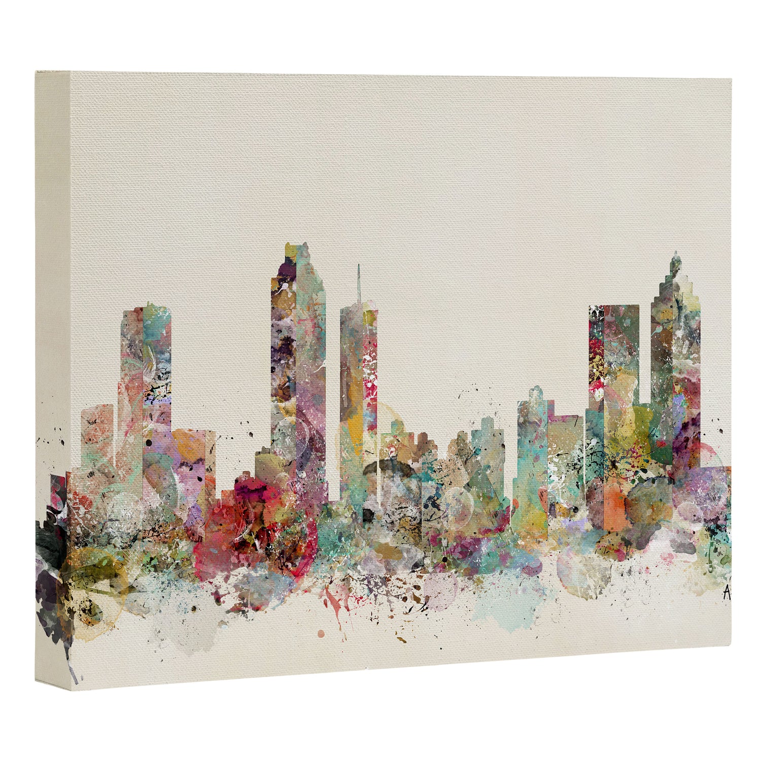 Atlanta georgia skyline Canvas Print Gallery Image 3