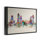 atlanta georgia skyline Framed Canvas Print Gallery Image 6