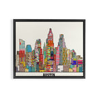 Austin texas Framed Canvas Print Gallery Image 2