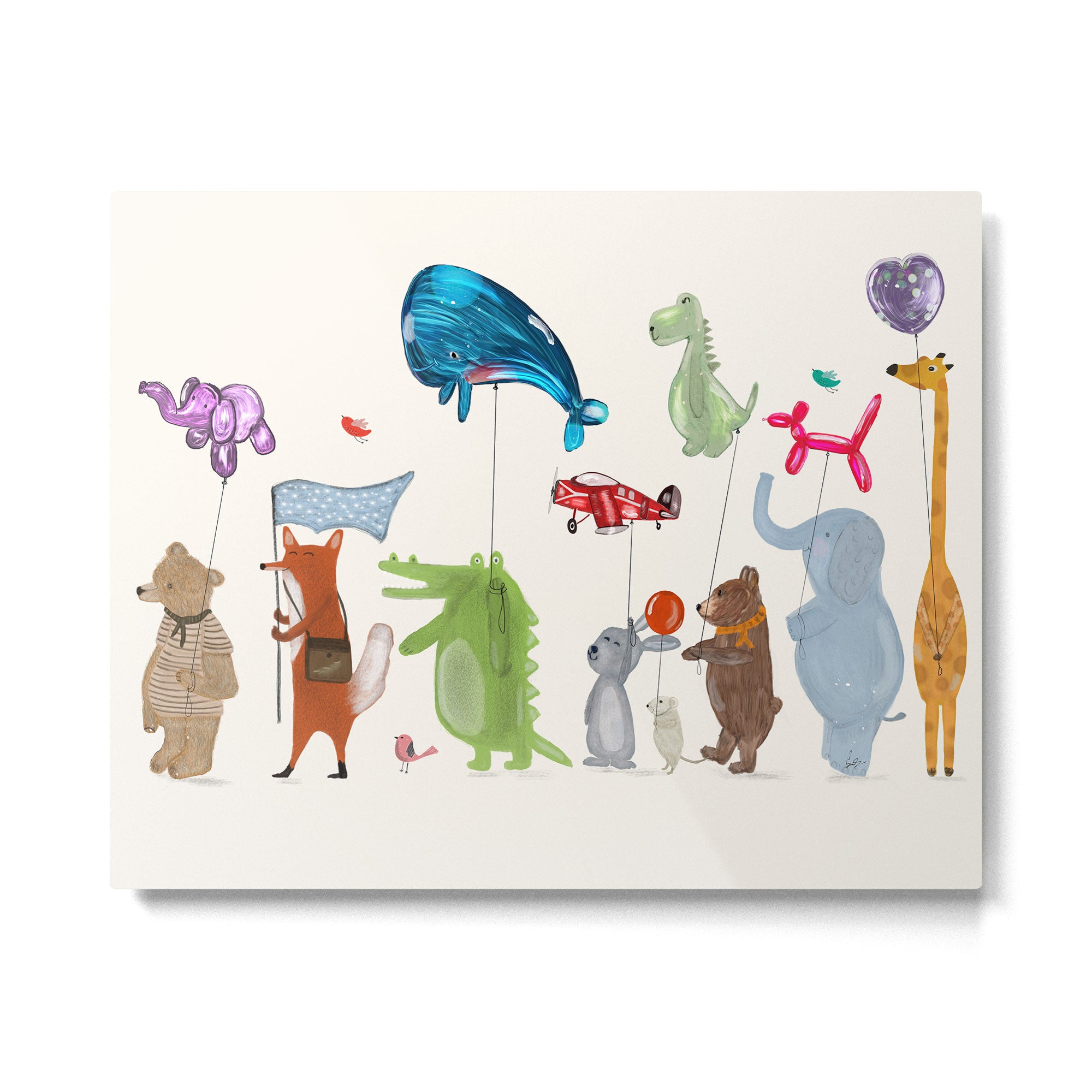 balloon parade Metal Print Gallery Image 6