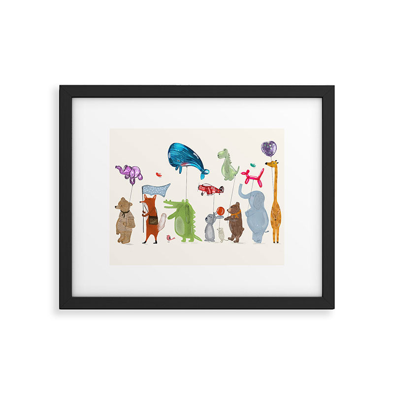 balloon parade Framed Art Print Gallery Image 6