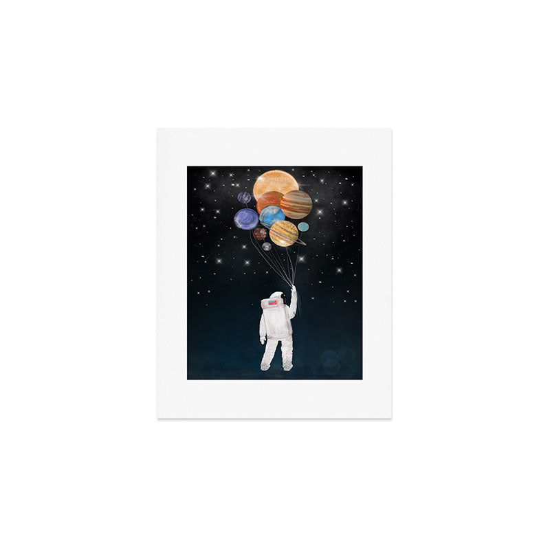 balloon universe Art Print Gallery Image 1