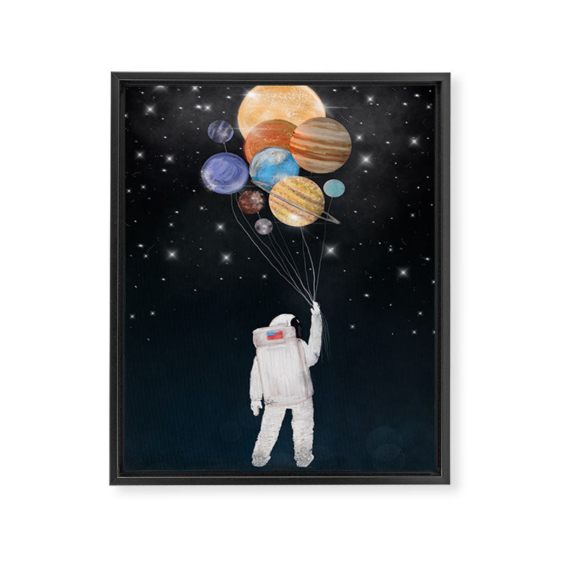 balloon universe Framed Canvas Print Gallery Image 8