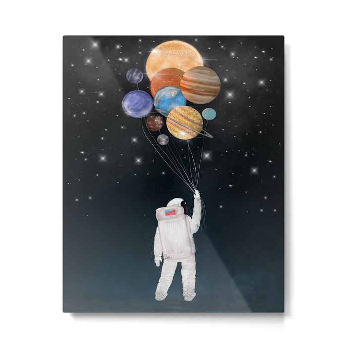 balloon universe Metal Print Gallery Image 1