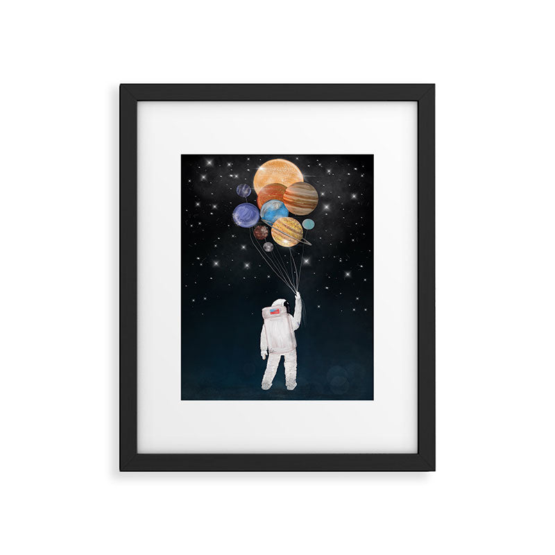 balloon universe Framed Art Print Gallery Image 6