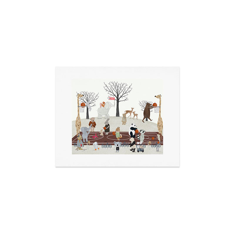 basketball time Art Print Gallery Image 1