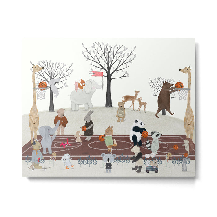 basketball time Metal Print Gallery Image 1