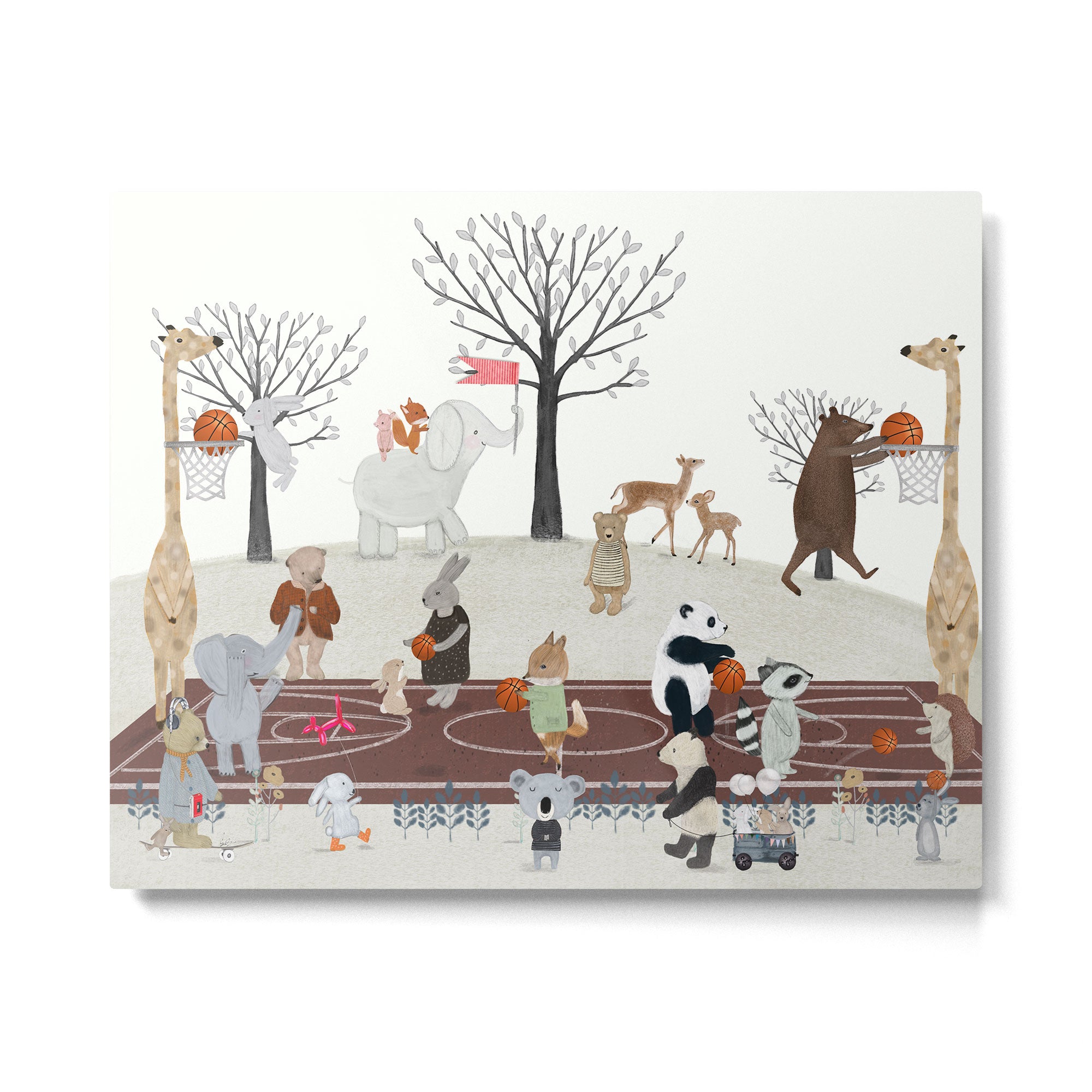basketball time Metal Print Gallery Image 6