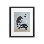 bath time Framed Art Print Gallery Image 4