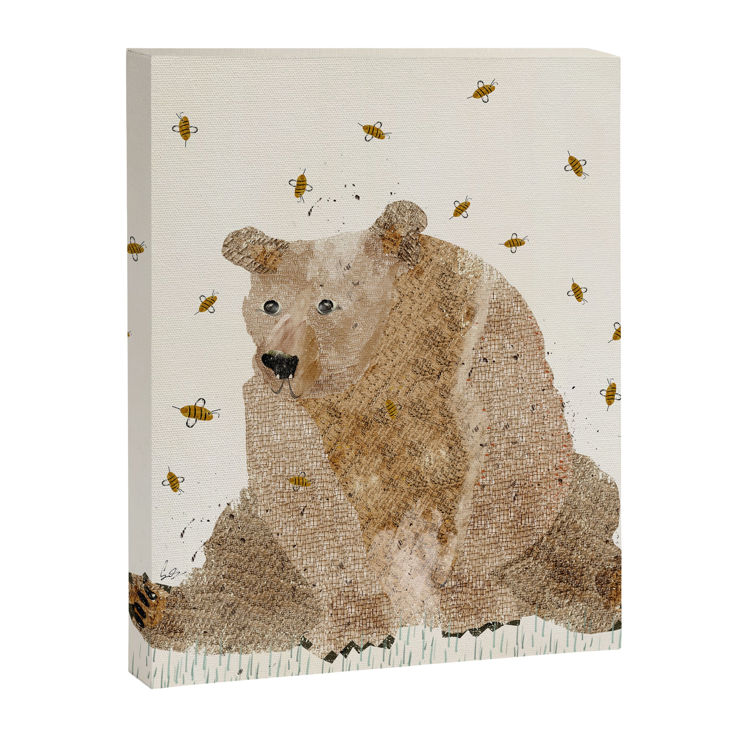 bear grizzly  Canvas Print Gallery Image 6