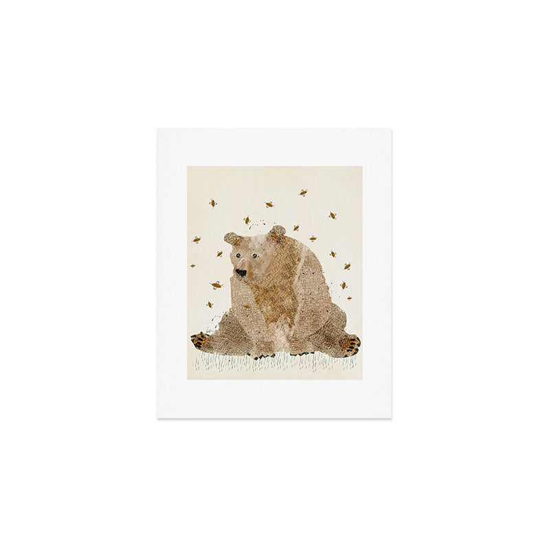 bear grizzly  Art Print Gallery Image 1