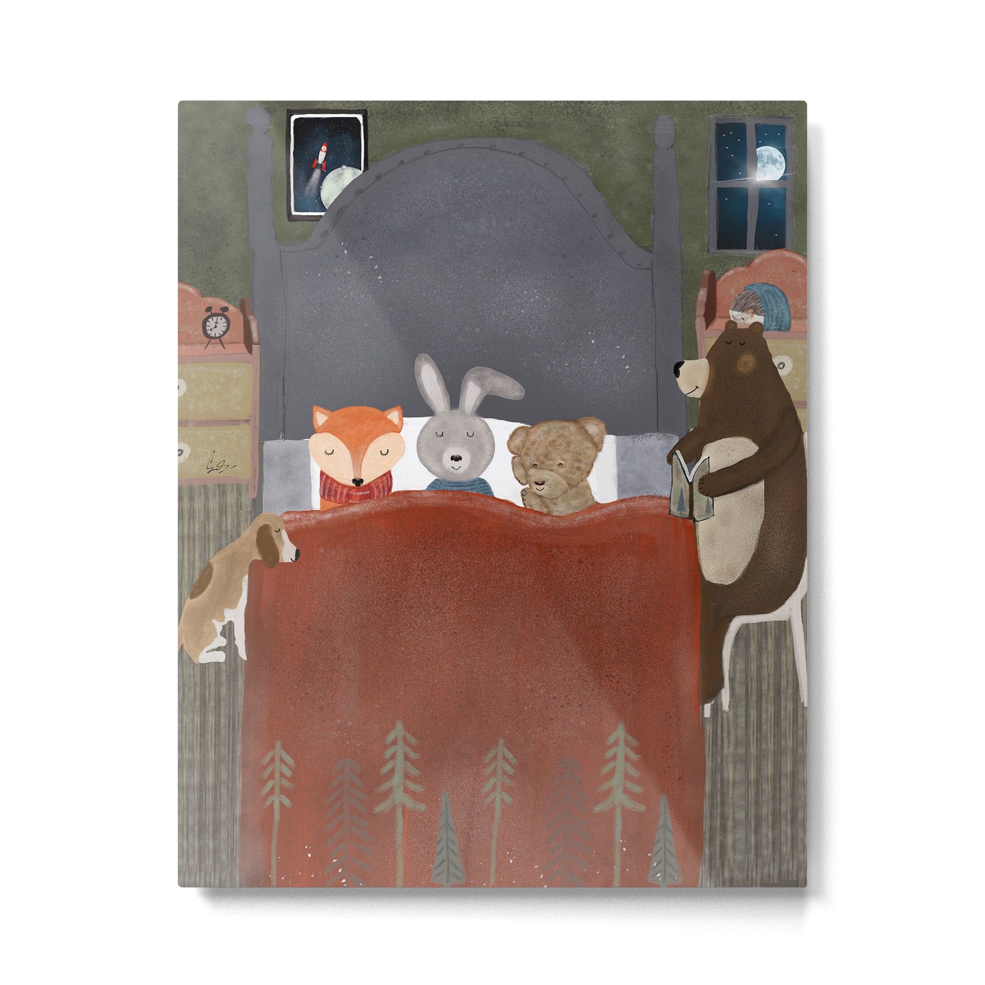 bedtime story Metal Print Gallery Image 6