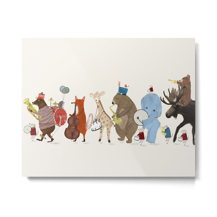 big little parade Metal Print Gallery Image 1