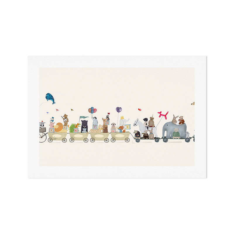 big playtime parade Art Print Gallery Image 1