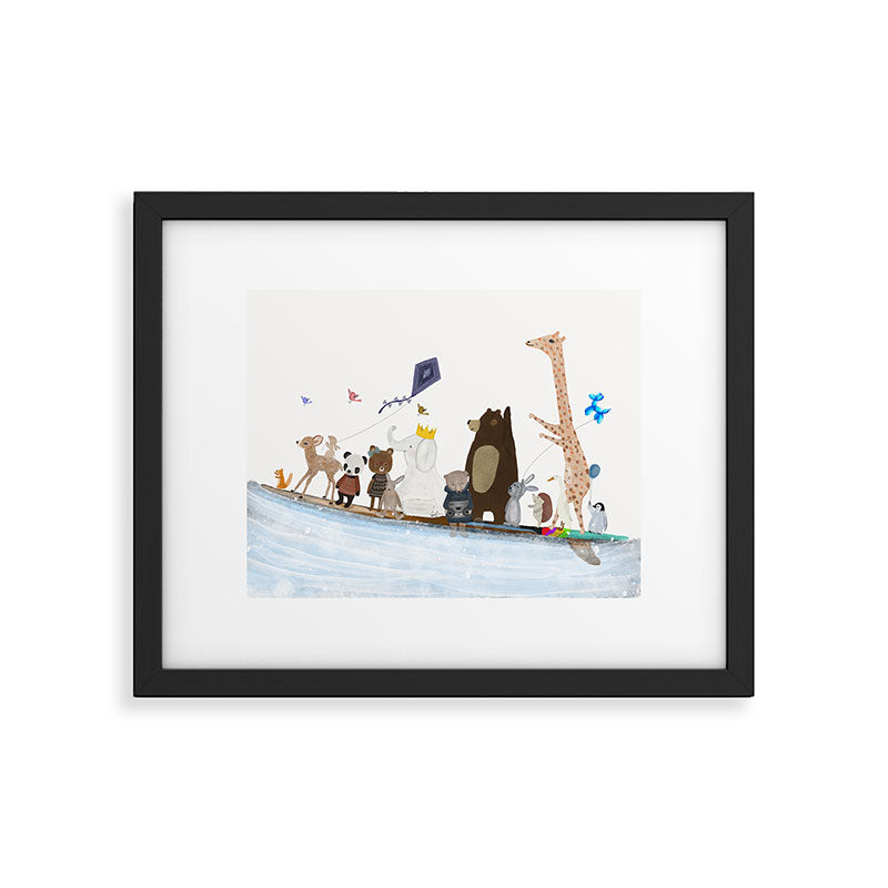 big surf time Framed Art Print Gallery Image 6