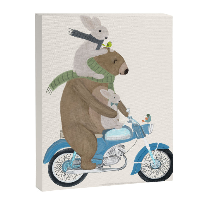 biker buddies Canvas Print Gallery Image 1