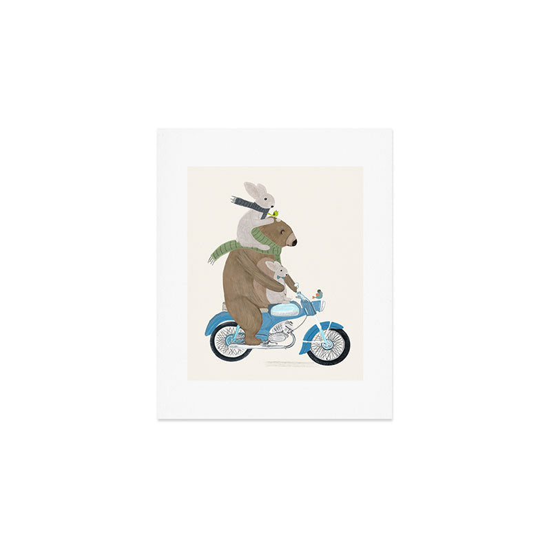 biker buddies Art Print Gallery Image 1
