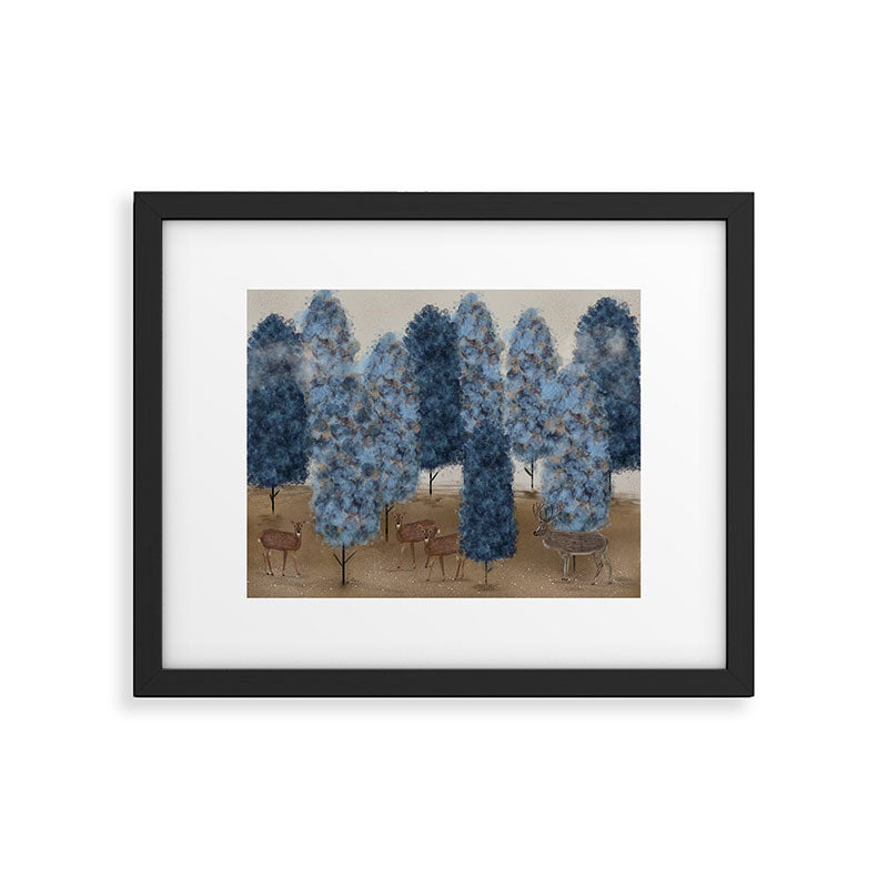blueberry wood Framed Art Print Gallery Image 5