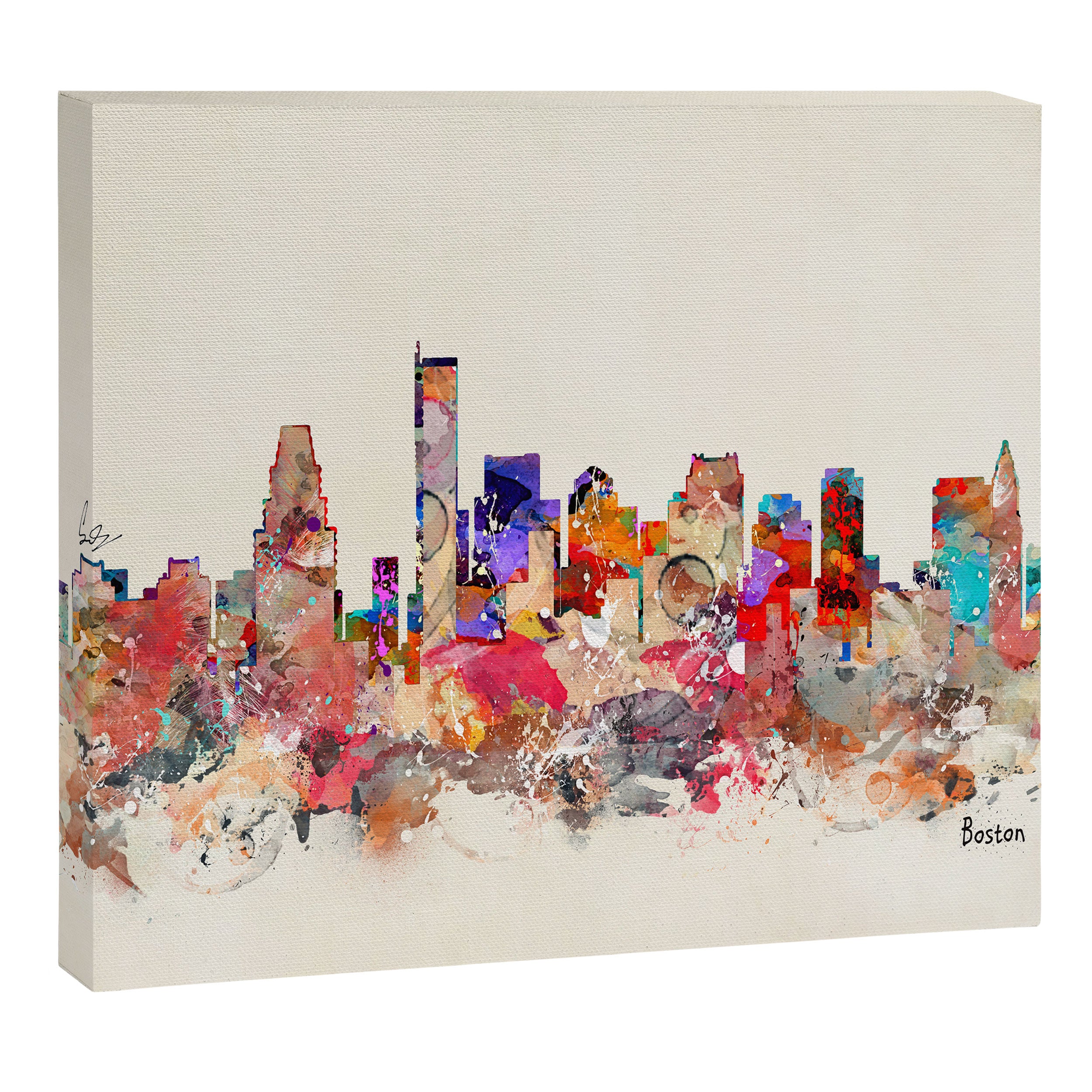 boston city massachusetts Canvas Print Gallery Image 12