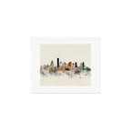 boston city skyline Art Print Gallery Image 1