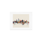 boston skyline Art Print Gallery Image 1