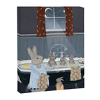 bunny bath time Canvas Print Gallery Image 8