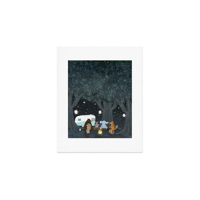 camping time Art Print Gallery Image 1