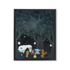 camping time Framed Canvas Print Gallery Image 8