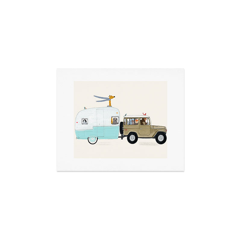 camping trip Art Print Gallery Image 1