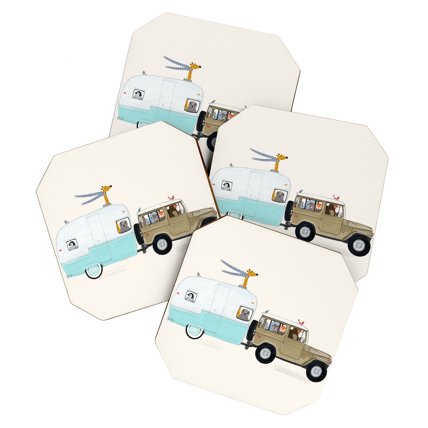 camping trip Coaster Gallery Image 1