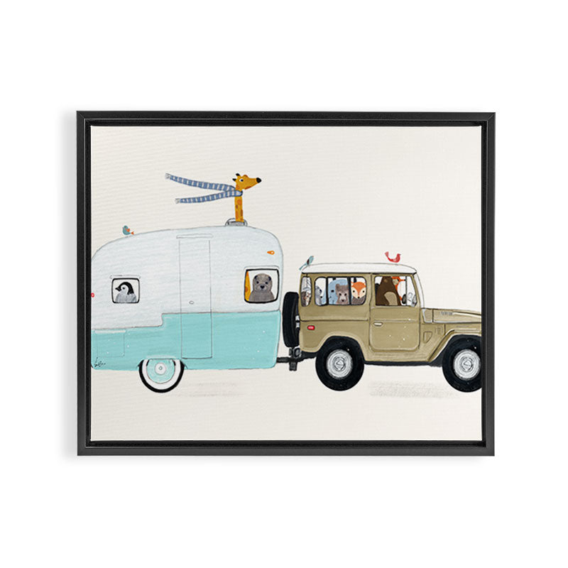 camping trip Framed Canvas Print Gallery Image 3
