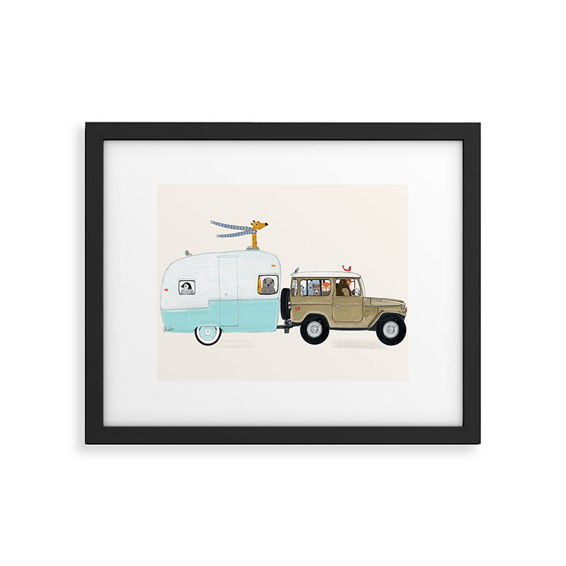 camping trip Framed Art Print Gallery Image 4