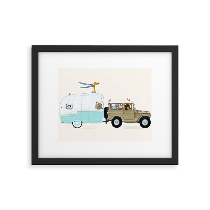 camping trip Framed Art Print Gallery Image 1