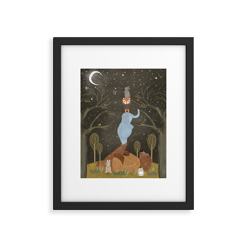 catching falling stars Framed Art Print Gallery Image 6