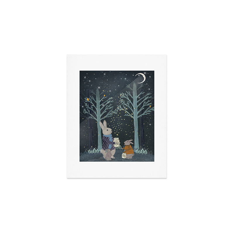 catching fireflies Art Print Gallery Image 1