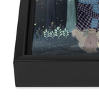 catching fireflies Framed Canvas Print Gallery Image 3