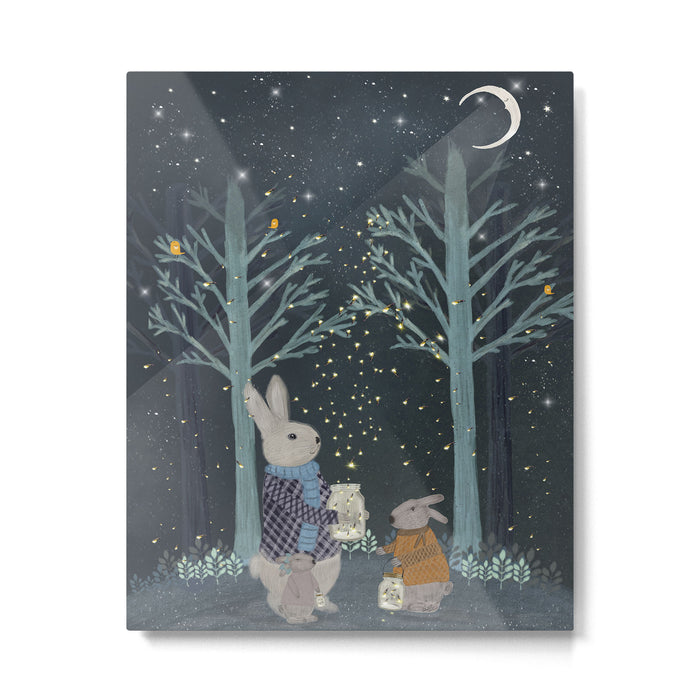 catching fireflies Metal Print Gallery Image 1