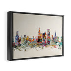 Chicago city  Framed Canvas Print Gallery Image 6