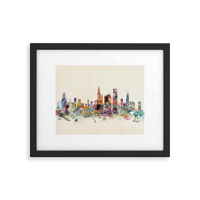 Chicago city  Framed Art Print Gallery Image 5