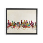 chicago illinois Framed Canvas Print Gallery Image 12