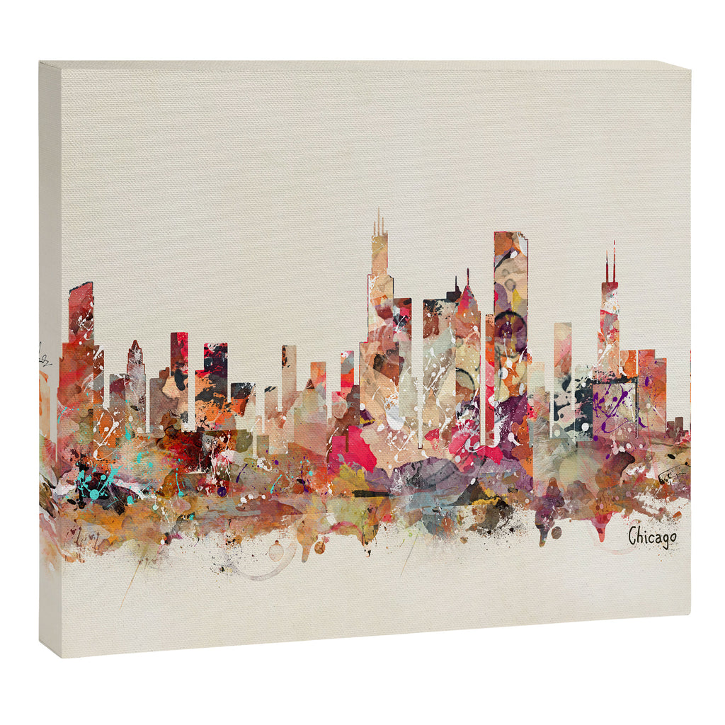 Chicago Illinois skyline Canvas Print Gallery Image 12