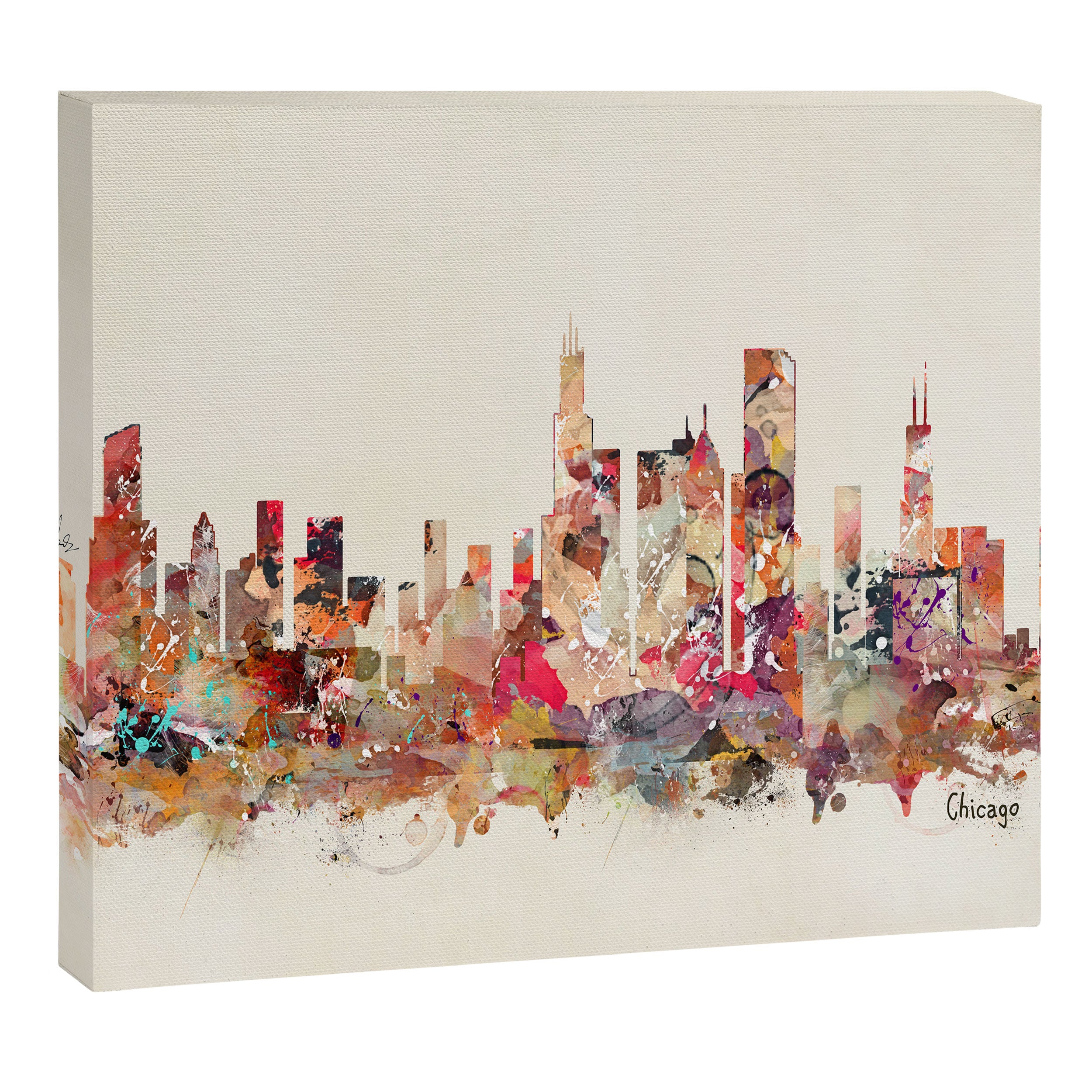 Chicago Illinois skyline Canvas Print Gallery Image 12
