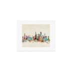 chicago illinois skyline Art Print Gallery Image 1