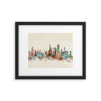 chicago illinois skyline Framed Art Print Gallery Image 6