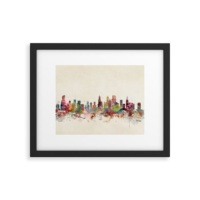 chicago illinois Framed Art Print Gallery Image 1