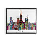 Chicago  Framed Canvas Print Gallery Image 2