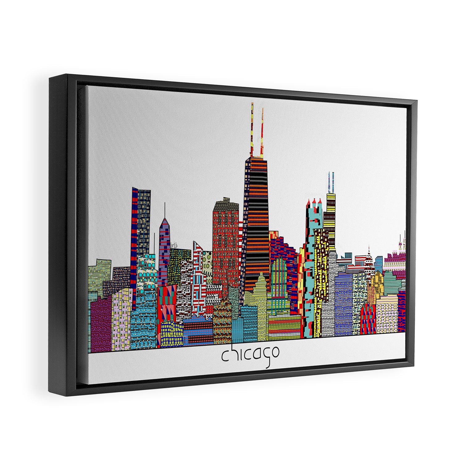 Chicago  Framed Canvas Print Gallery Image 6