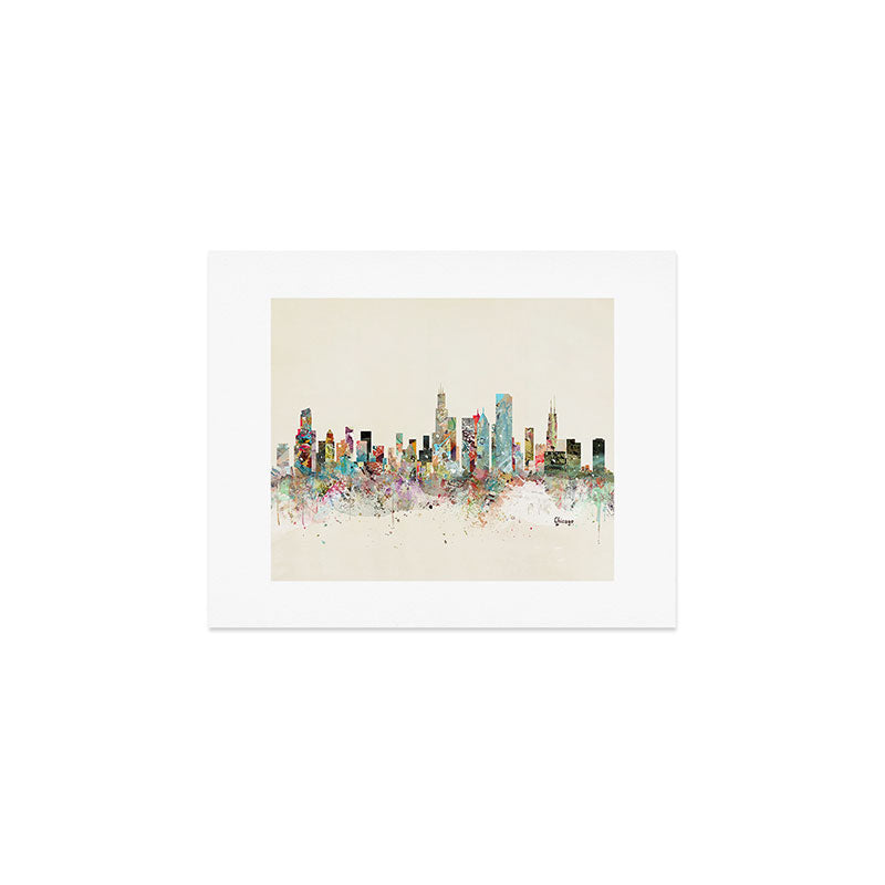 chicago skyline Art Print Gallery Image 1