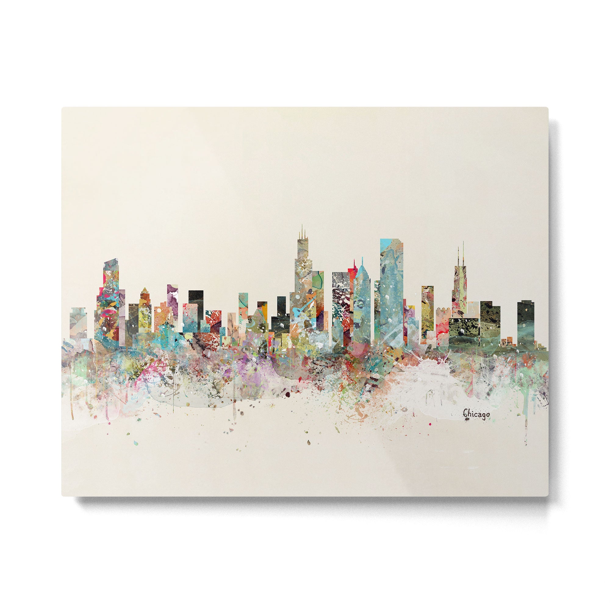 chicago skyline Metal Print Gallery Image 6